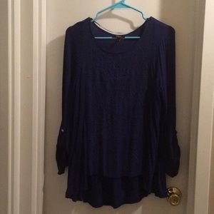 Embroidered knit shirt